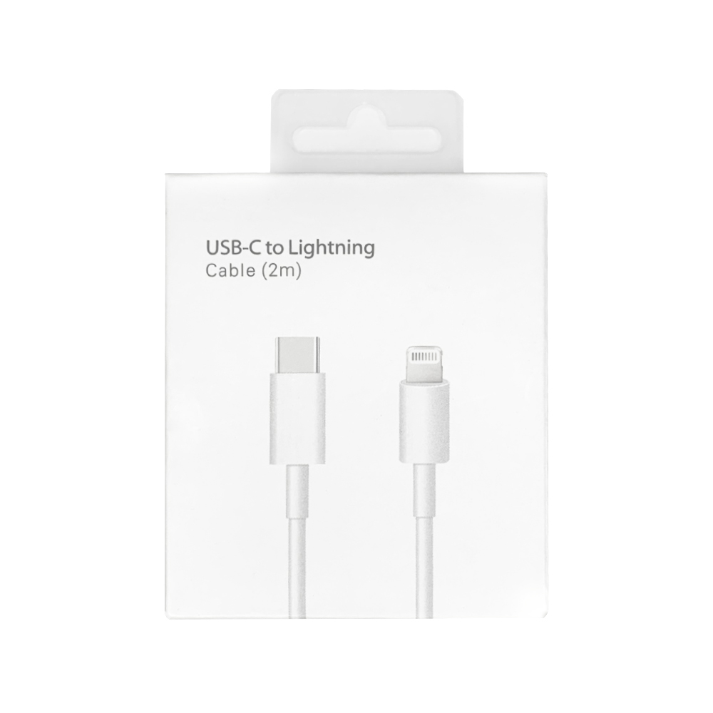 Foto 2 pulgar | Cable Tipo C Lightning Premium Compatible con Iphone 2 Metros Blanco