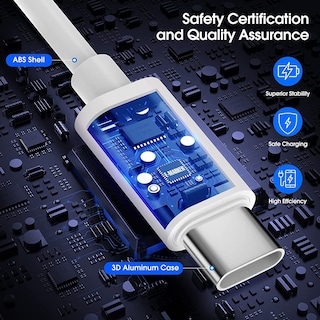 Foto 5 | Cable Tipo C A C Compatible con Iphone 2 Metros
