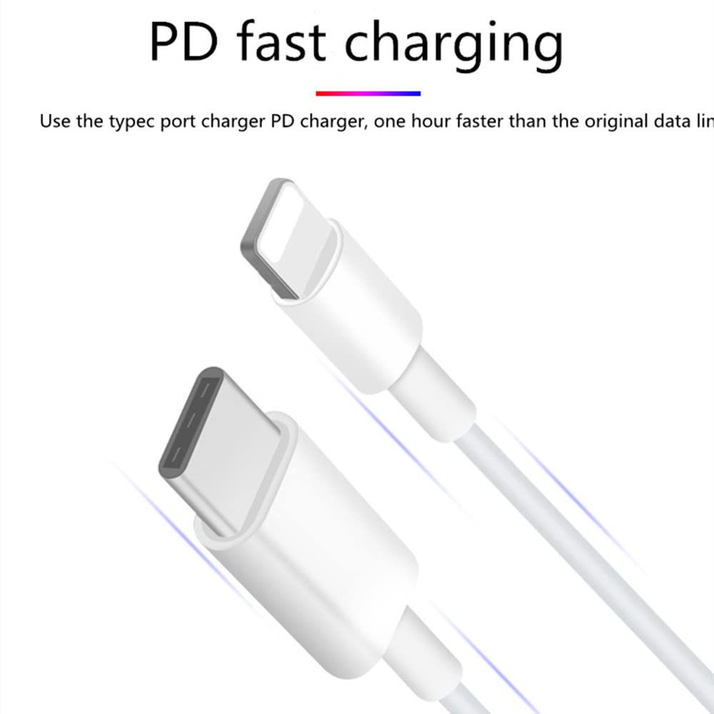 Foto 4 pulgar | Cable C A Lightning Premium Compatible con Iphone 1 Metro Blanco