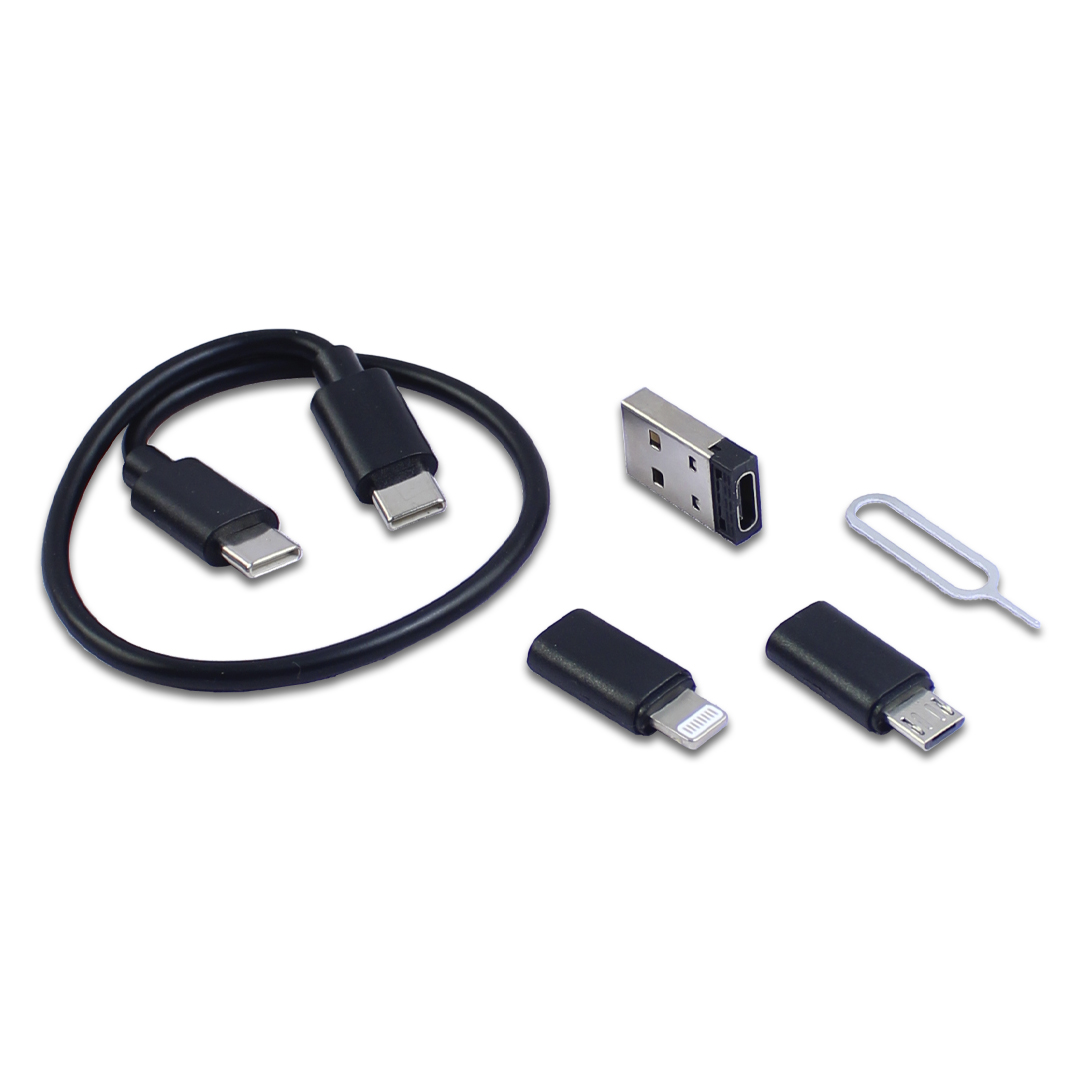 Foto 4 pulgar | Estuche Kit Adaptadores De Cables De Carga 6 En 1