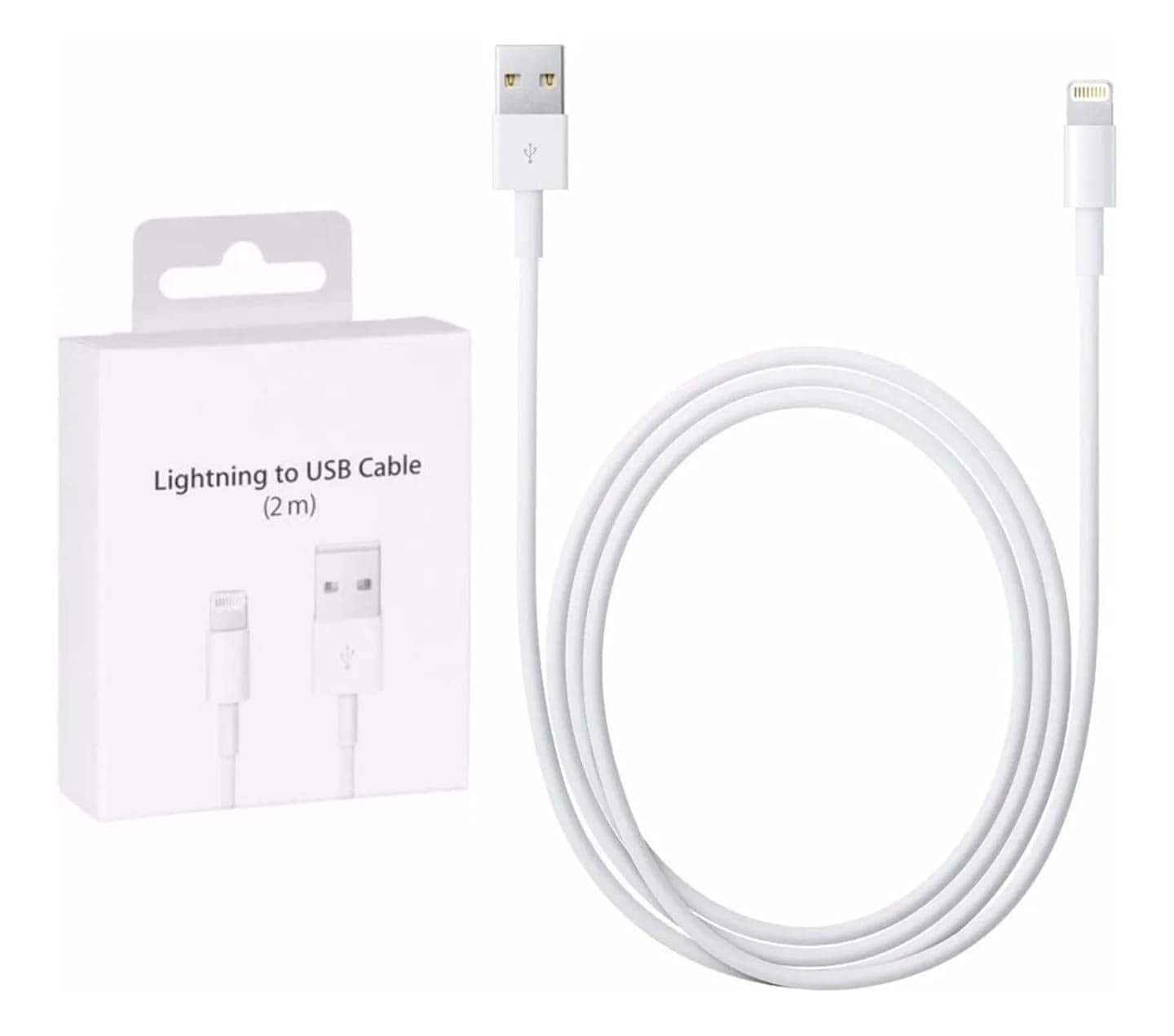 Cable Para Iphone Usb A Lightning [mfi Certificado], 2 M, Blanco Calidad Premium… $149