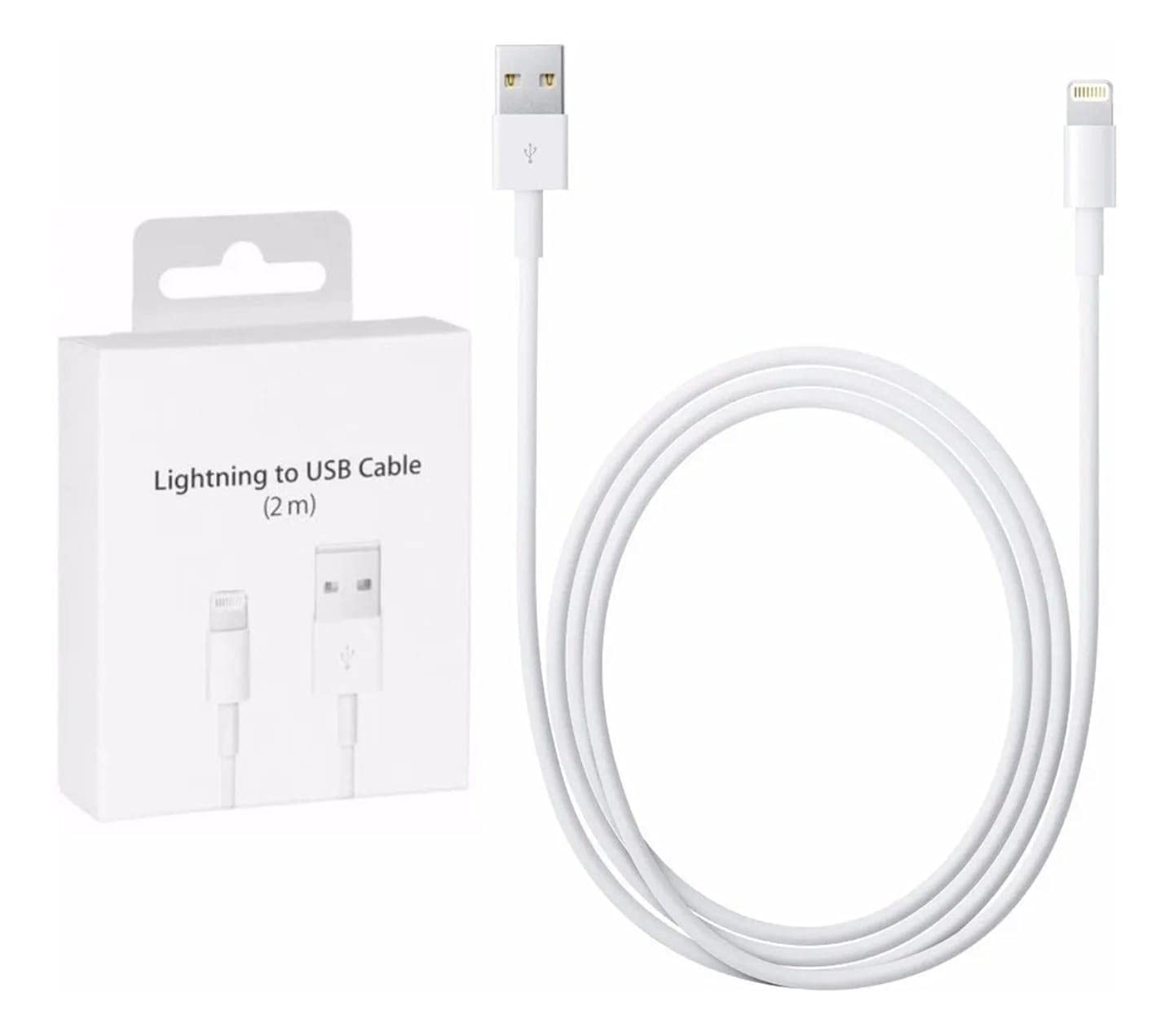 Foto 2 pulgar | Cable Para Iphone Usb A Lightning [mfi Certificado], 2 M, Blanco Calidad Premium…