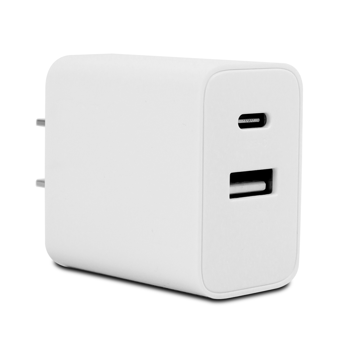 Foto 6 pulgar | Cubo Cargador Doble Puerto Usb A Usb C 1 Hora Con Cable 2m Tipo Ip 20w