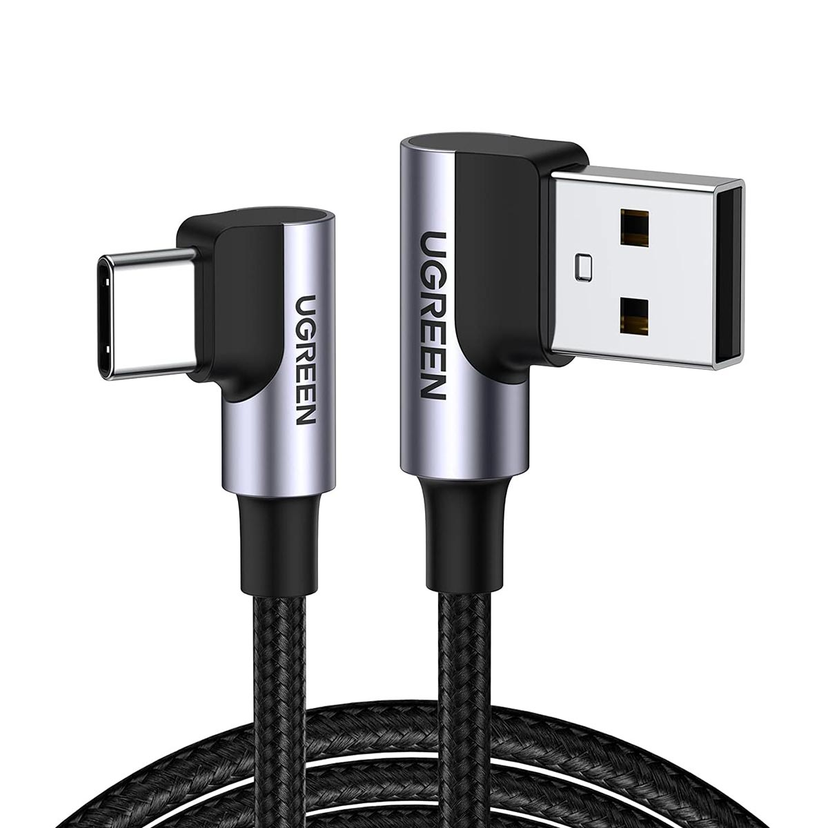 Foto 2 pulgar | Cable Usb A Usb C De 90 Grados Ugreen 20856 Con Carga Rápida De 1m