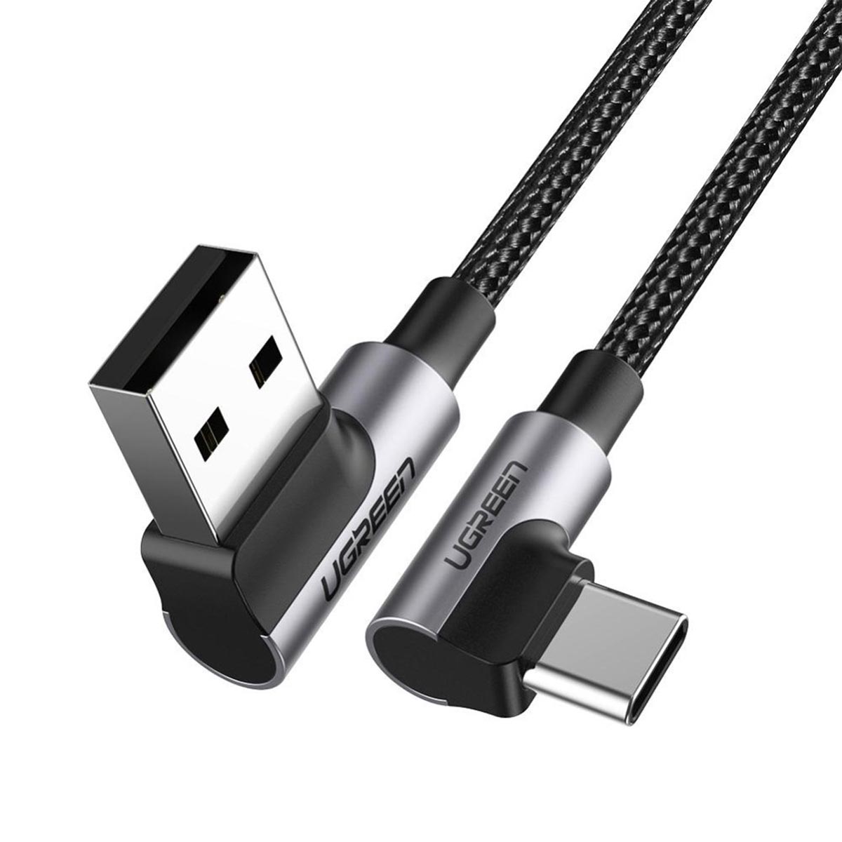 Foto 2 | Cable Usb A Usb C De 90 Grados Ugreen 20856 Con Carga Rápida De 1m