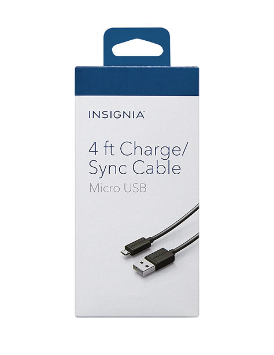 Foto 2 | Cable Insignia Micro-USB 3.0 de Carga y Sincronización 4''