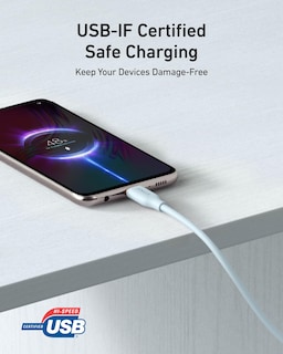 Foto 5 | Cable Anker Neat USB-A a USB-C de 1,8 m para iPhone 15 y Samsung - Venta Internacional