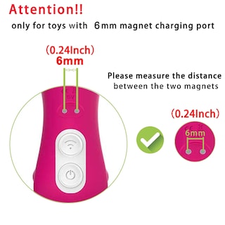 Foto 3 | Cable De Carga Magnético Usb Bicmice De Repuesto De 6 Mm/0,24 Pulgadas - Venta Internacional.