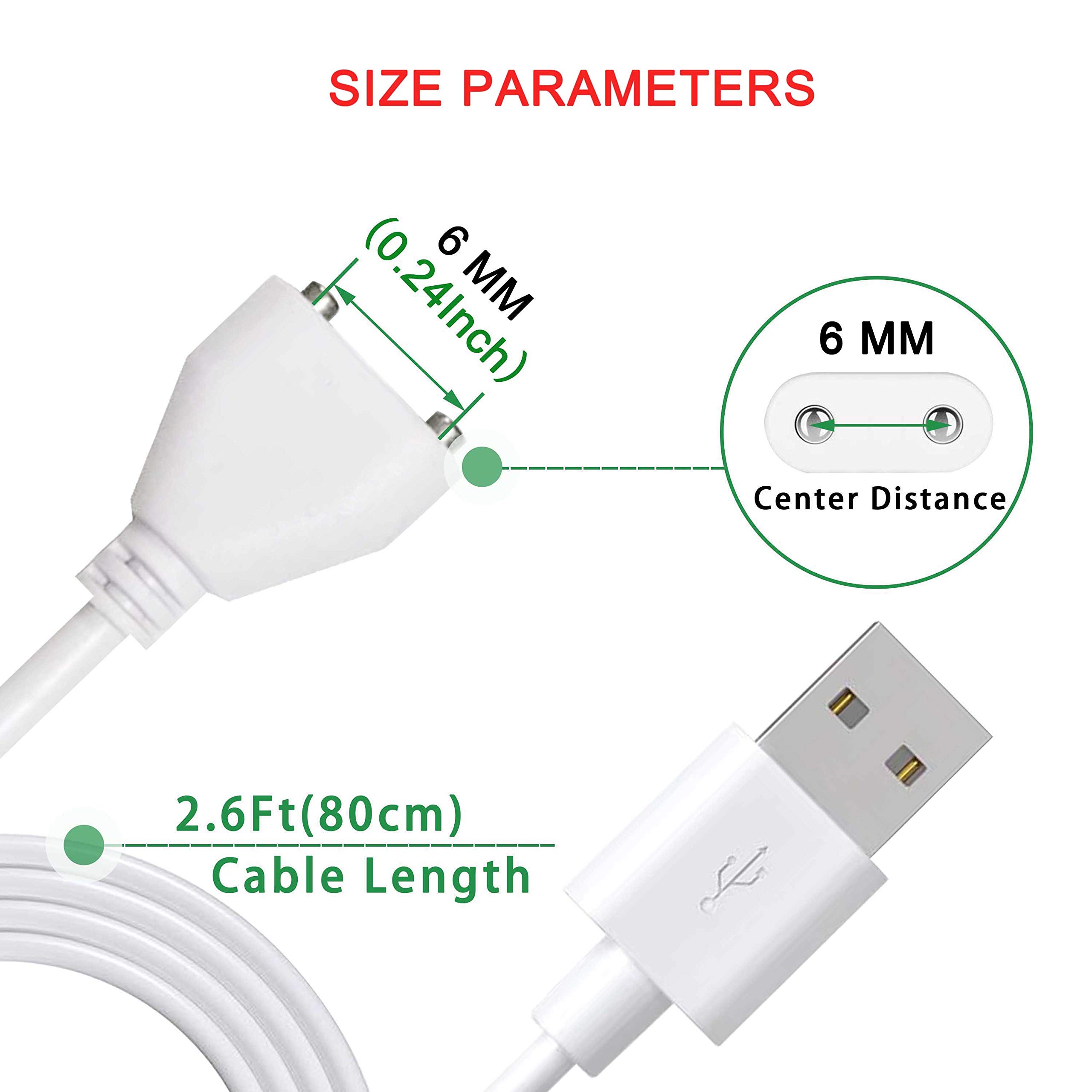 Foto 6 pulgar | Cable De Carga Magnético Usb Bicmice De Repuesto De 6 Mm/0,24 Pulgadas - Venta Internacional.