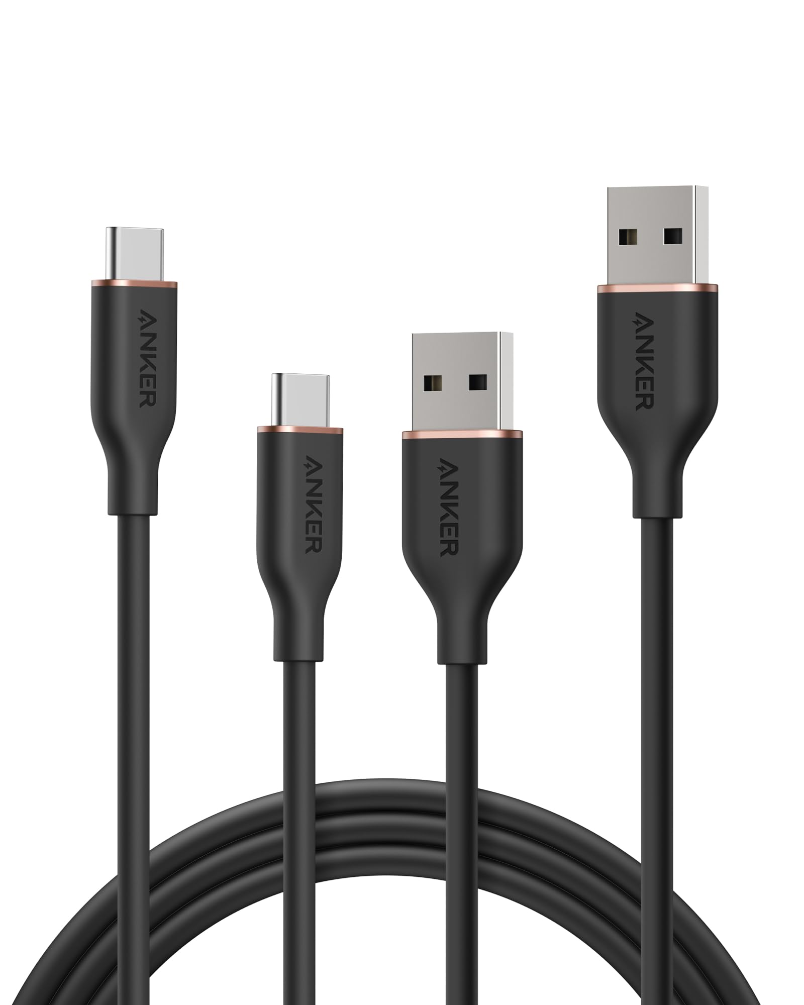 Foto 2 pulgar | Cable Anker Neat USB-A a USB-C de 1,8 m Paquete de 2 para iPhone y Samsung - Venta Internacional