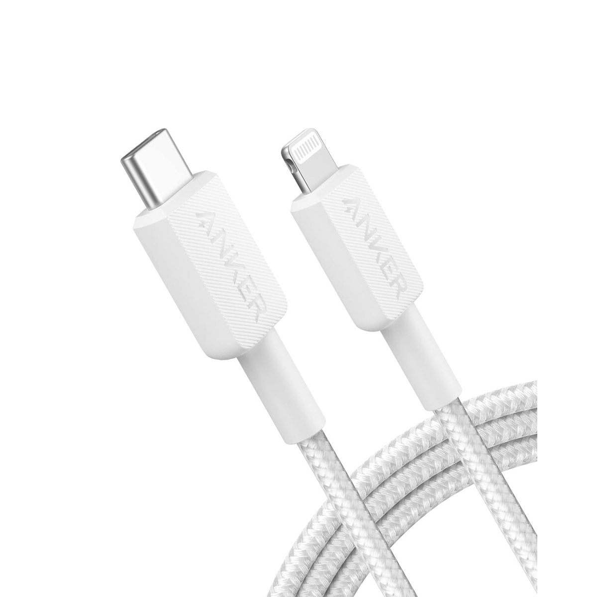 Foto 3 pulgar | Cable USB-C a Lightning Anker 322 1 m Certificado Carga Rápida Blanco