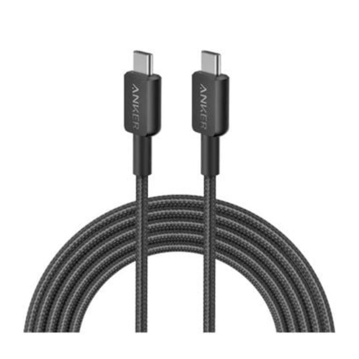 Foto 3 pulgar | Cable USB C-C Anker 322 Trenzado Nailon 2 m Carga Rápida 60w Negro