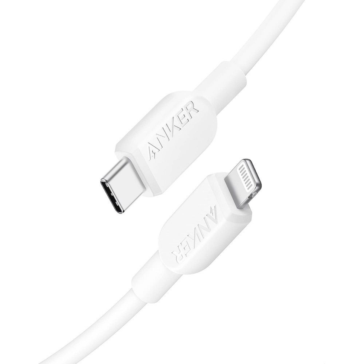 Foto 3 pulgar | Cable Usb-c A Lightning Anker 322 2mt Certificado Carga Rápida Blanco