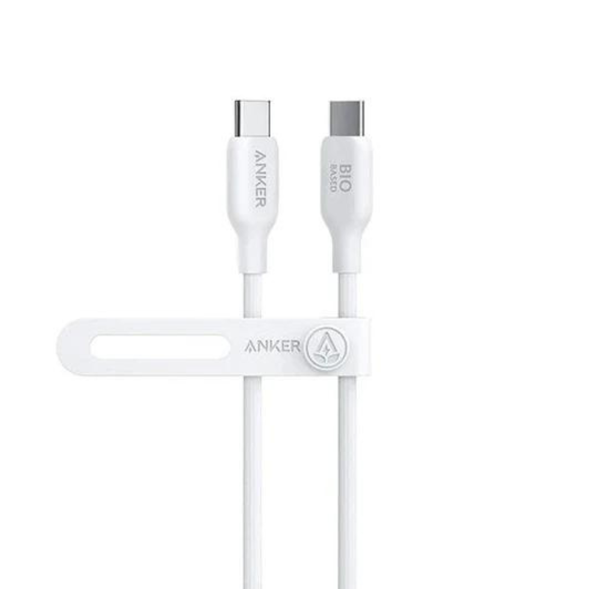 Foto 2 pulgar | Cable Usb C-c Anker 544 Material Bio 1mt Carga Rápida 100w Blanco