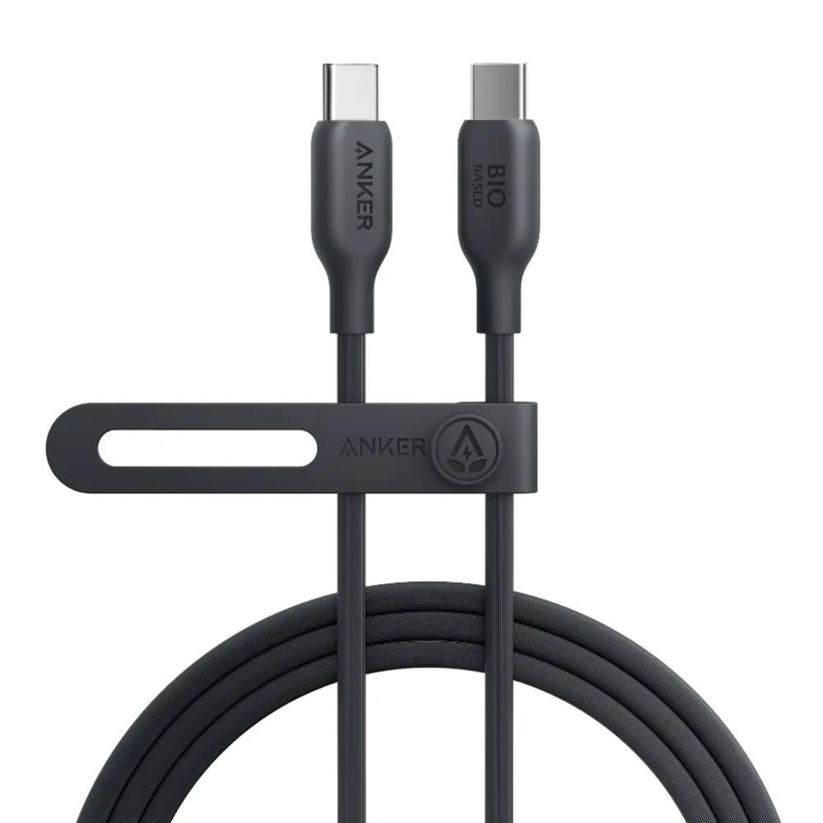 Foto 2 pulgar | Cable Usb C-c Anker 544 Material Bio 2mt Carga Rápida 100w Negro