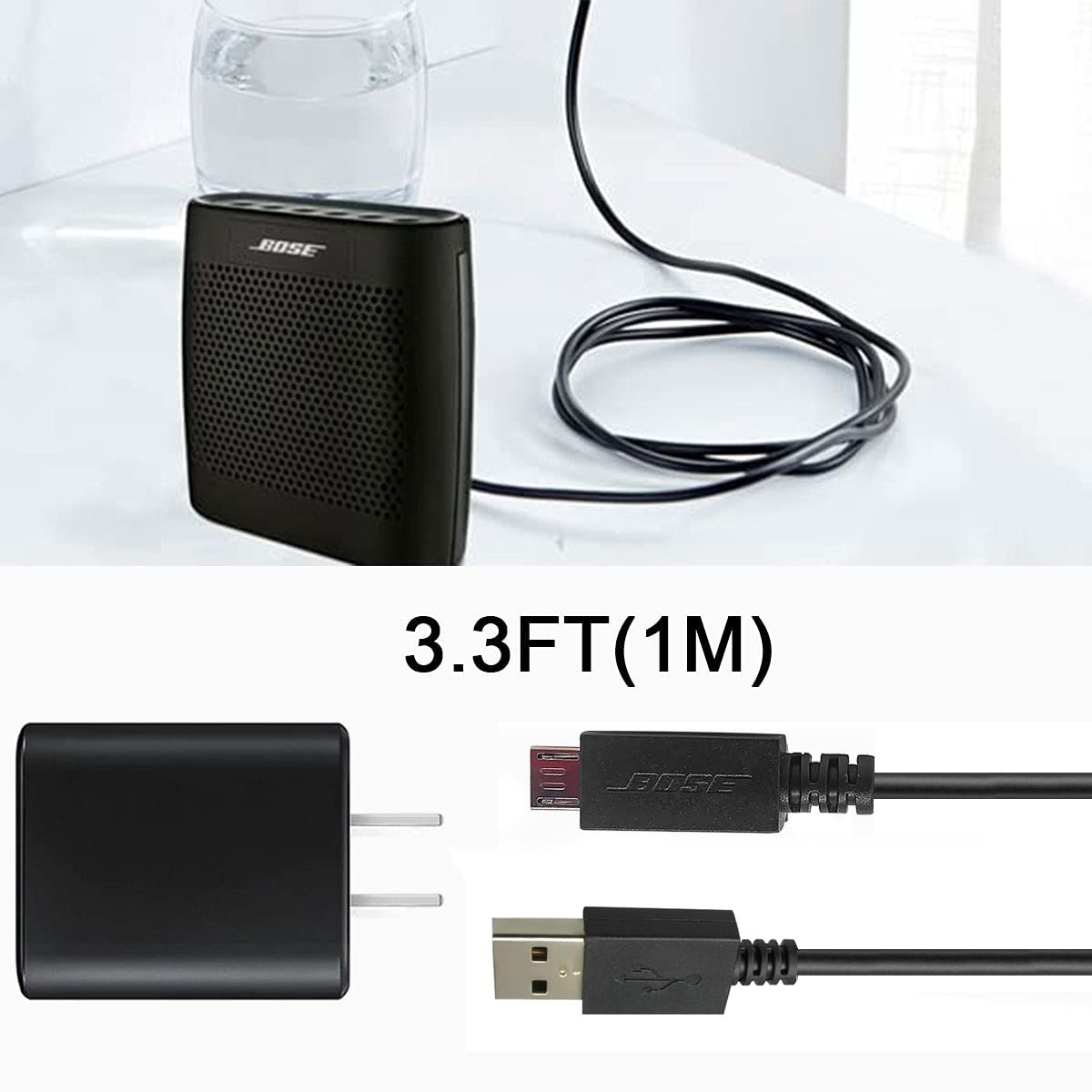 Foto 4 | Cable De Carga Para Bose Soundlink Color I, Ii, Iii, Mini 2/revolve Plus, Revolve, Quietcomfort 35 Ii - Venta Intern