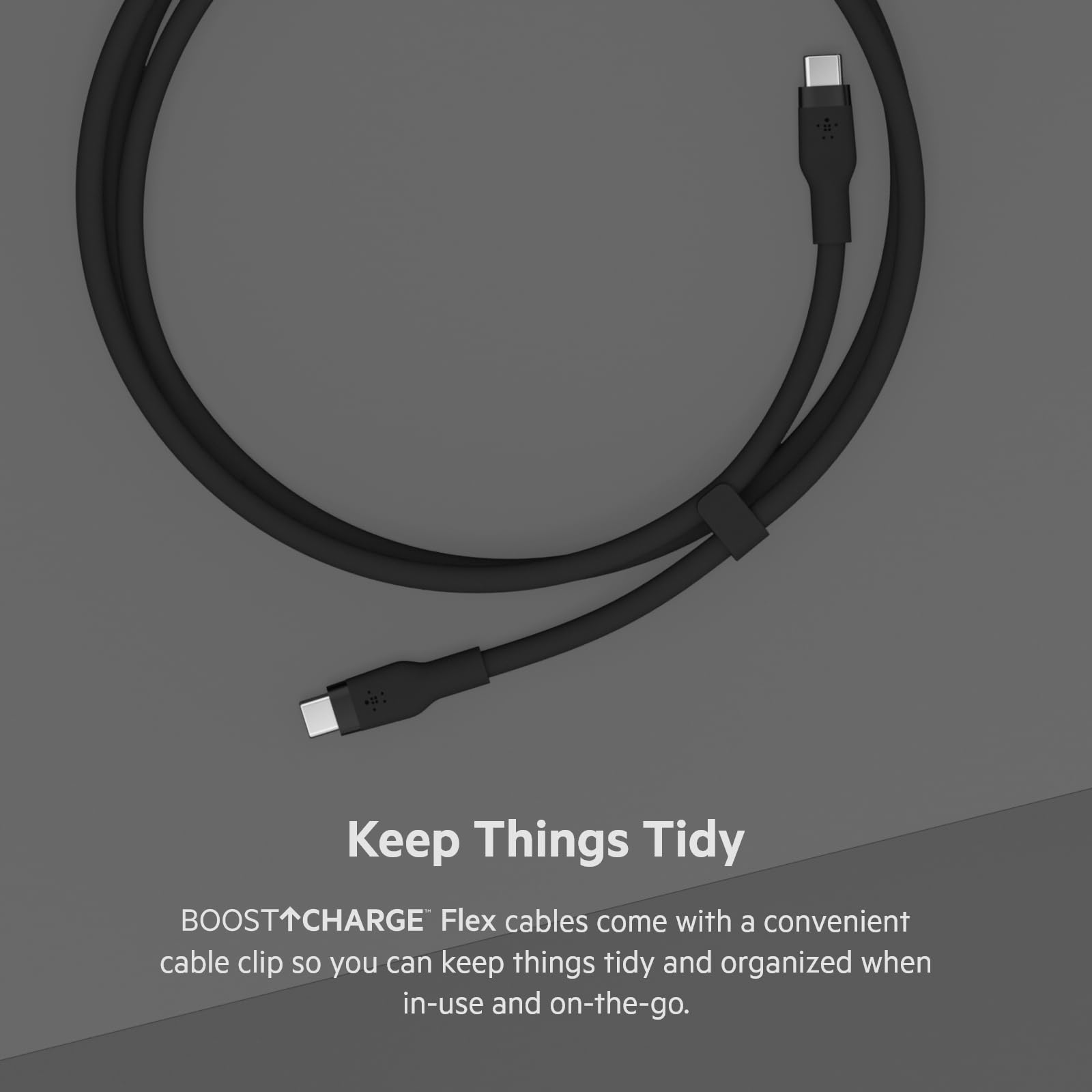 Foto 4 | Cable de Carga Belkin Boostcharge Flex Silicone Usb-c A Usb-c - Venta Internacional