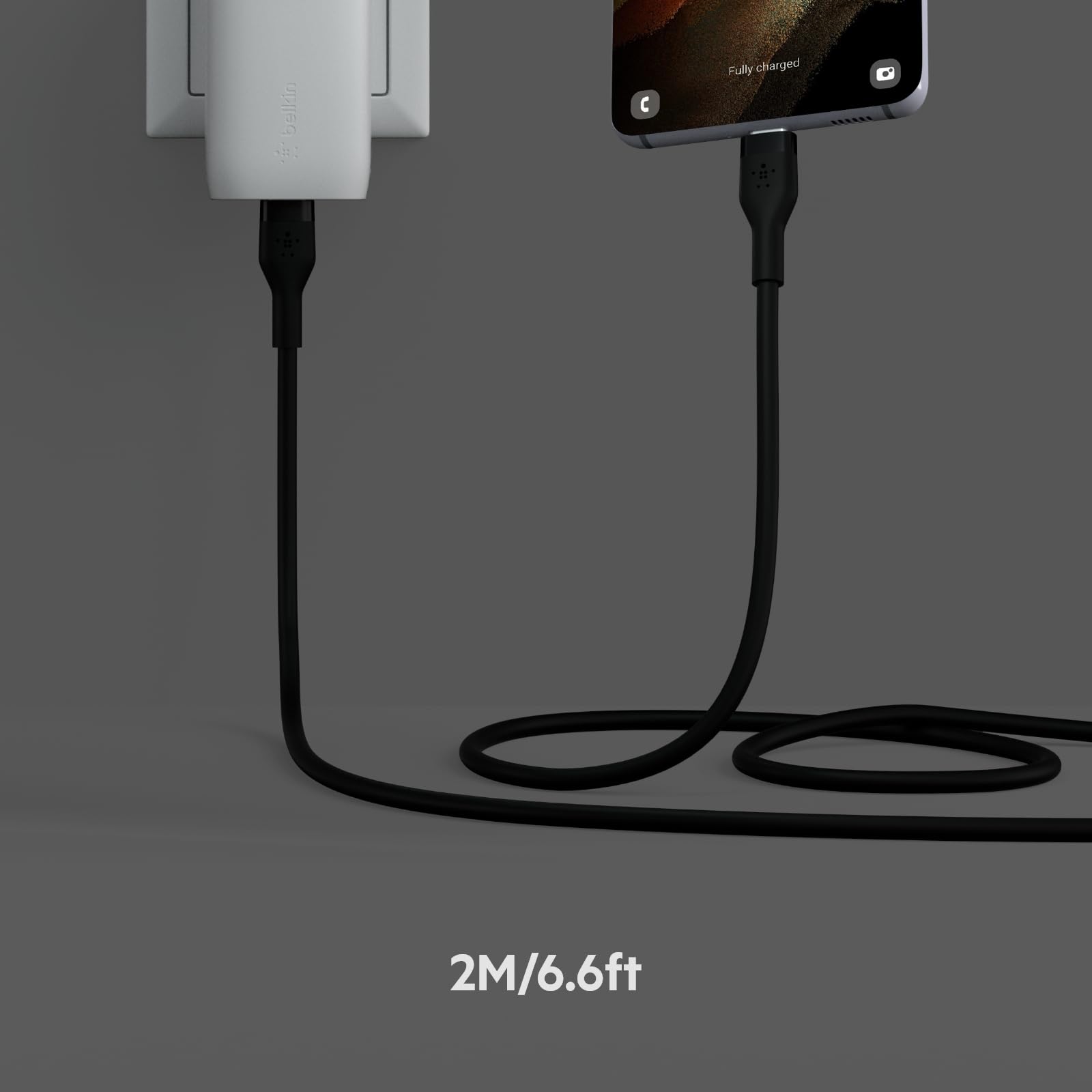 Foto 5 | Cable de Carga Belkin Boostcharge Flex Silicone Usb-c A Usb-c - Venta Internacional