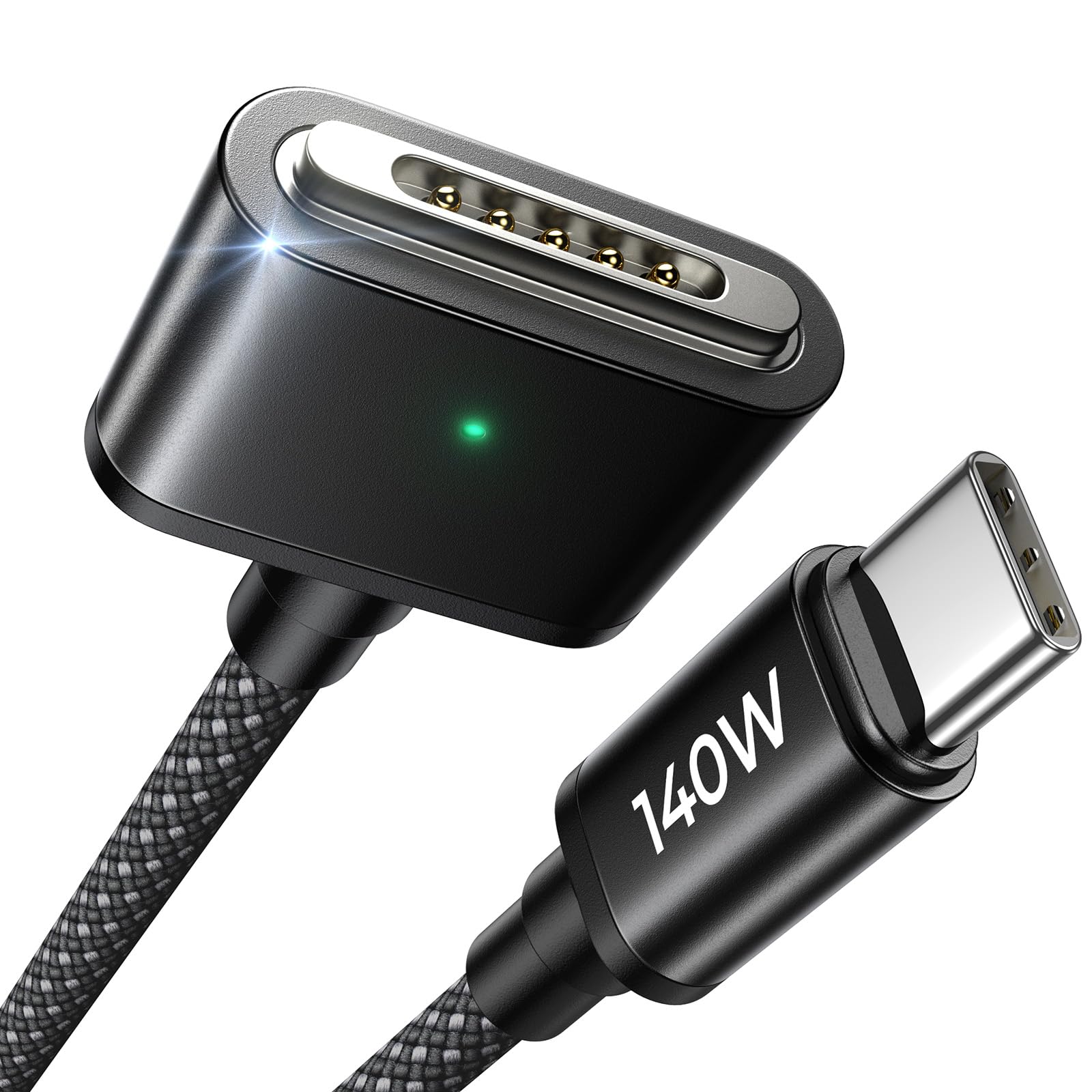 Foto 2 pulgar | Cable Lisen Con Cargador Usb-c Magnetic 3 De 140 W Para Macbook Air/pro - Venta Internacional.