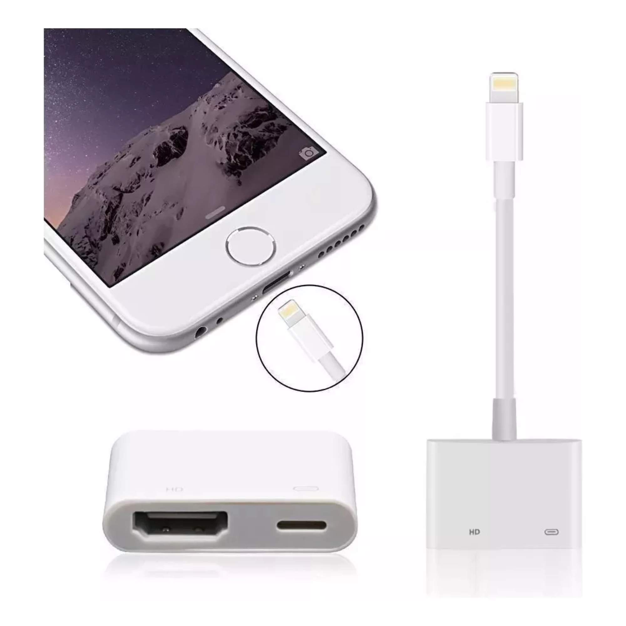 Foto 5 pulgar | Adaptador Hdmi Lightning Av Digital 1080p para iPhone y iPad