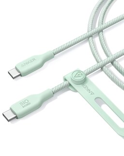 Foto 1 | Cable Usb C Anker Biobraded Tipo C De Carga Rápida De 6 Pies, Verde - Venta Internacional.