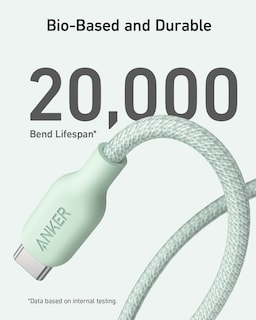 Foto 6 | Cable Usb C Anker Biobraded Tipo C De Carga Rápida De 6 Pies, Verde - Venta Internacional.