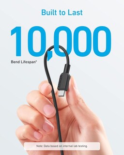 Foto 3 | Cable Anker 310 Usb-c A Usb-c De 3 A, 60 W Y 3 M Para Samsung, Ipad Y Mac - Venta Internacional.