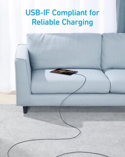 Foto 4 | Cable Anker 310 Usb-c A Usb-c De 3 A, 60 W Y 3 M Para Samsung, Ipad Y Mac - Venta Internacional.