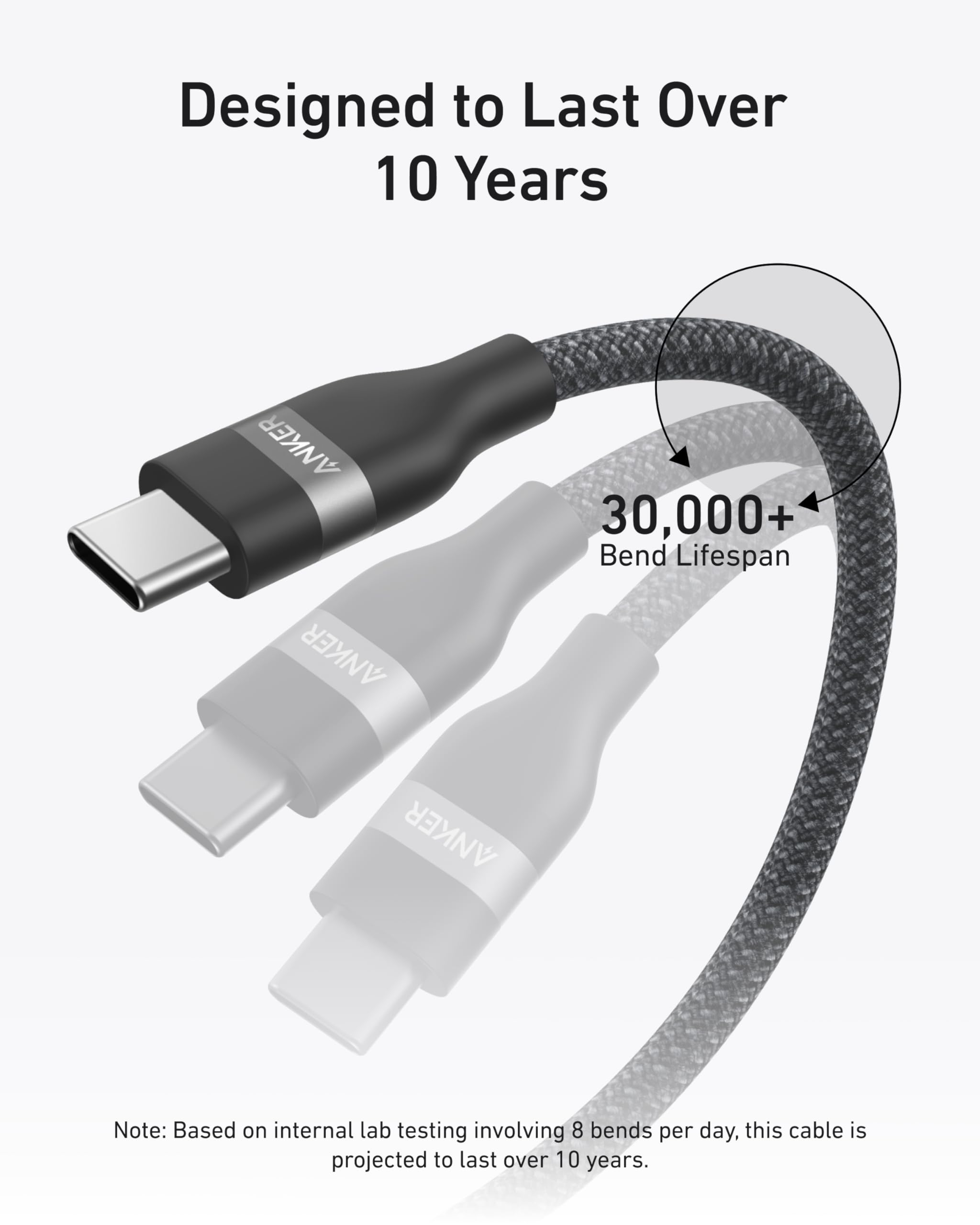 Foto 5 pulgar | Cable Usb C Anker Nano, 240 W, 1,8 M, Carga Rápida Para Iphone Macbook - Venta Internacional.