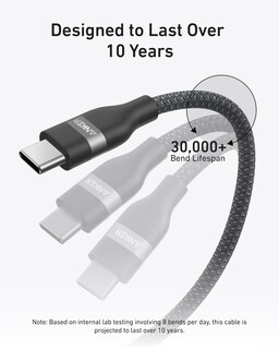Foto 4 | Cable Usb C Anker Nano, 240 W, 1,8 M, Carga Rápida Para Iphone Macbook - Venta Internacional.