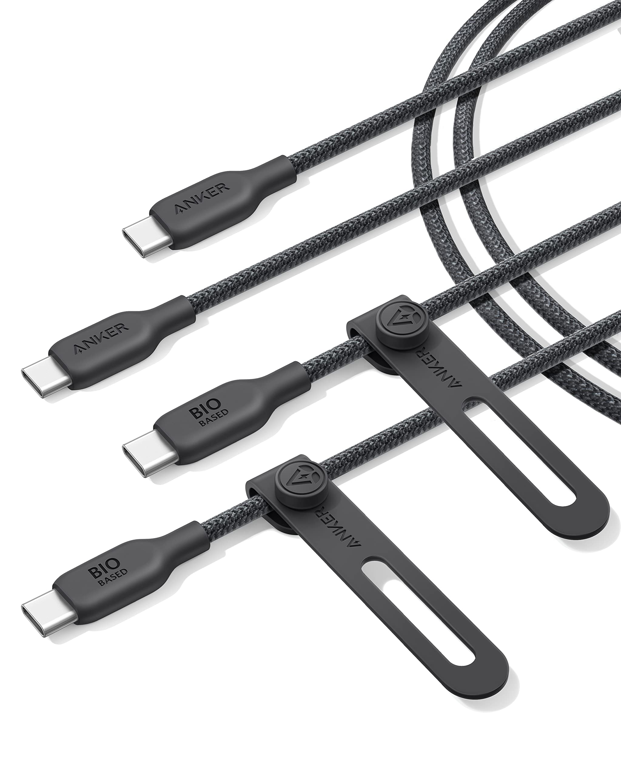 Foto 2 pulgar | Cable Usb C Anker Biobraded Tipo C, Carga Rápida, 6 Pies, Paquete De 2 - Venta Internacional.