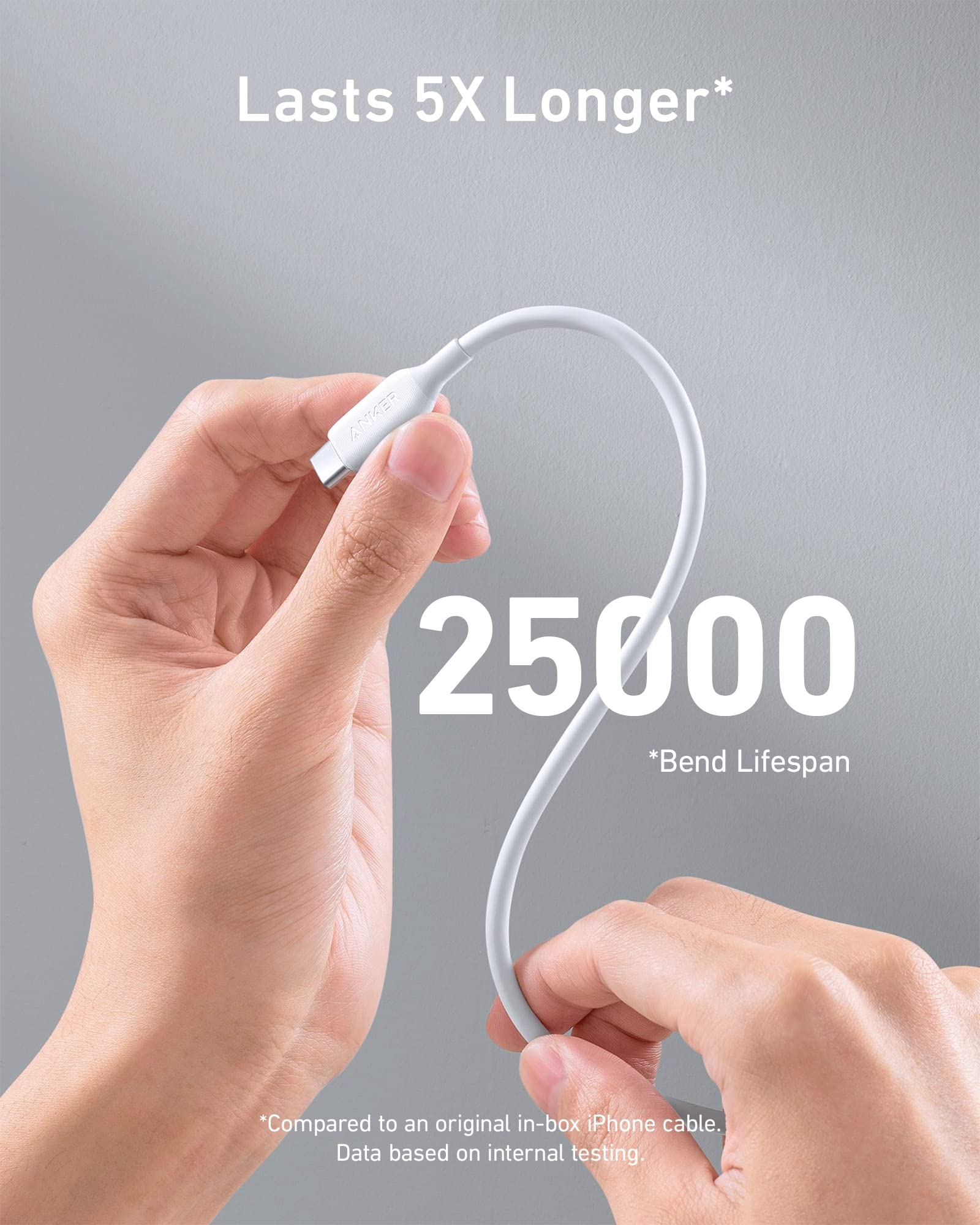 Foto 5 pulgar | Cable De Carga Anker Powerline Iii Usb-c A Usb-c De 100 W Y 1,8 M - Venta Internacional.