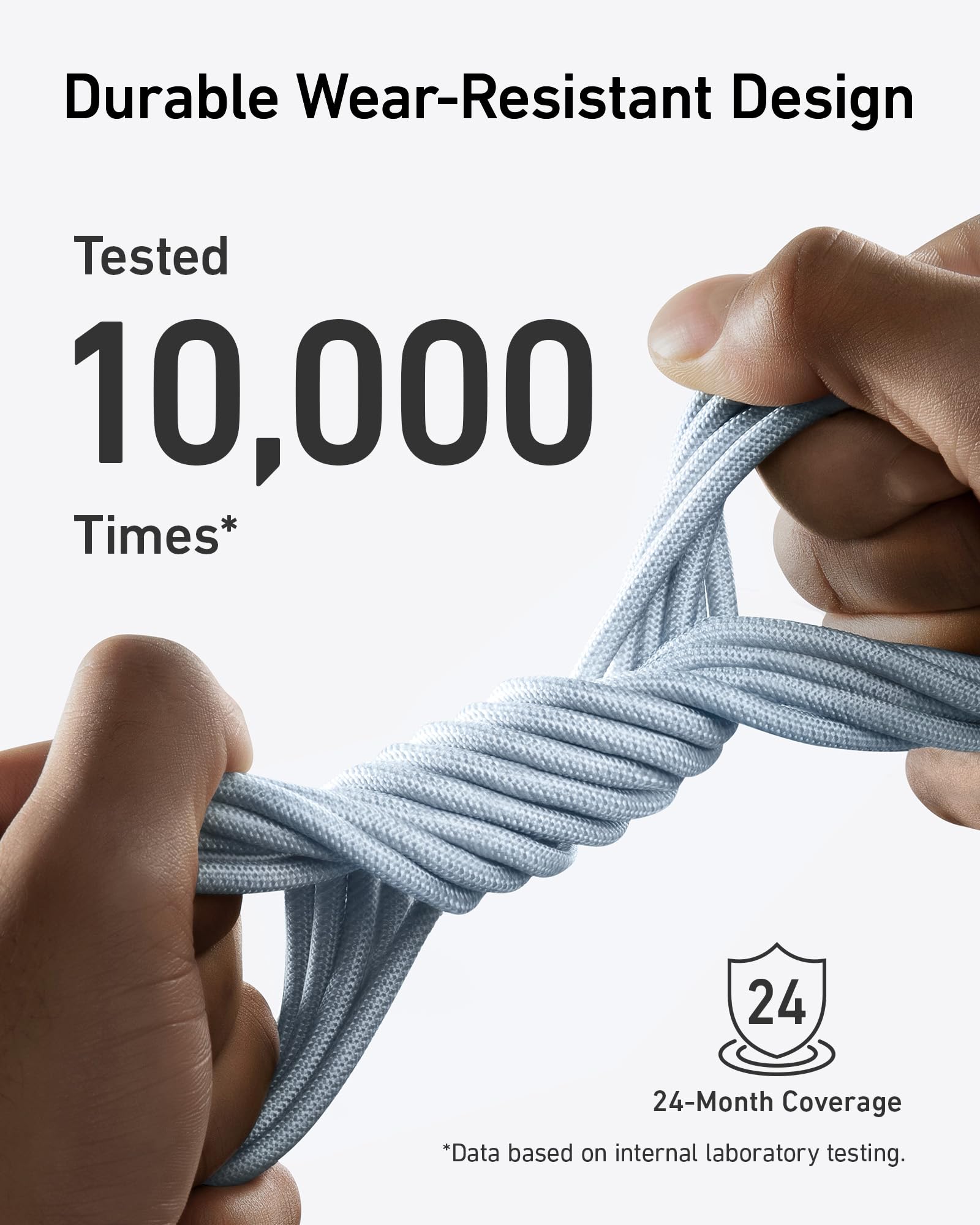 Foto 5 pulgar | Cable Usb C Anker, 240 W, Trenzado Biológico, Tipo C, Carga Rápida, 1,8 M - Venta Internacional.