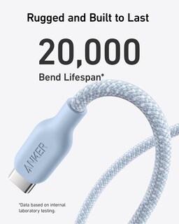 Foto 5 | Cable Usb C Anker, 240 W, Trenzado Biológico, Tipo C, Carga Rápida, 1,8 M - Venta Internacional.