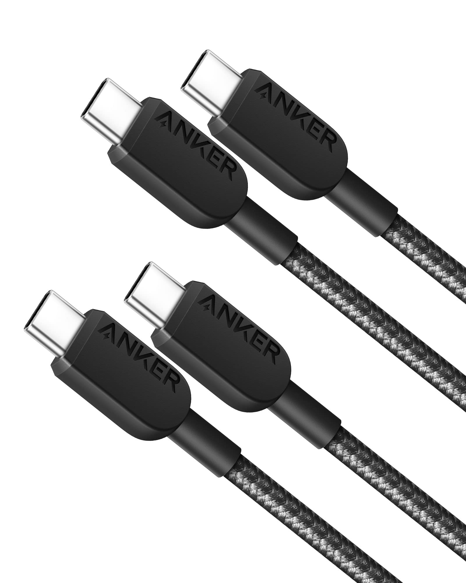Foto 2 pulgar | Cable Usb C A Usb C Anker Tipo C, Carga Rápida, 3 Pies, Paquete De 2 - Venta Internacional.