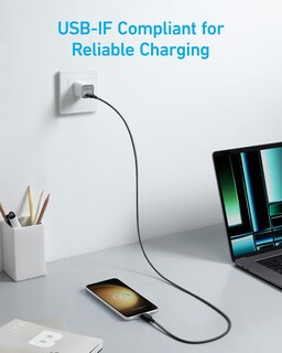 Foto 4 | Cable Usb C A Usb C Anker Tipo C, Carga Rápida, 3 Pies, Paquete De 2 - Venta Internacional.