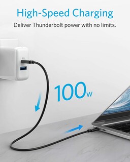 Foto 3 | Cable Usb C Anker Thunderbolt 3.0, 100 W, Carga, Pantalla 5k - Venta Internacional.