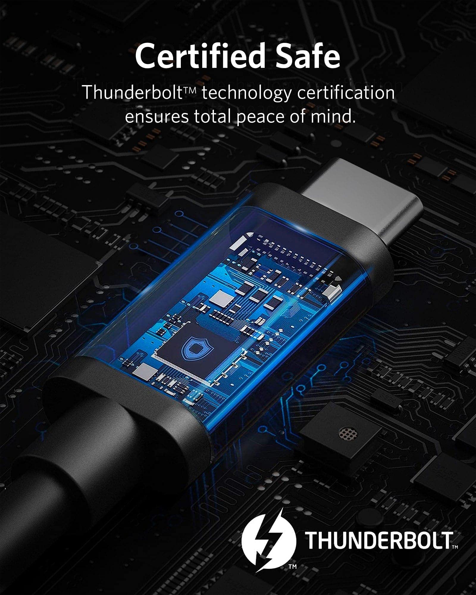 Foto 6 pulgar | Cable Usb C Anker Thunderbolt 3.0, 100 W, Carga, Pantalla 5k - Venta Internacional.