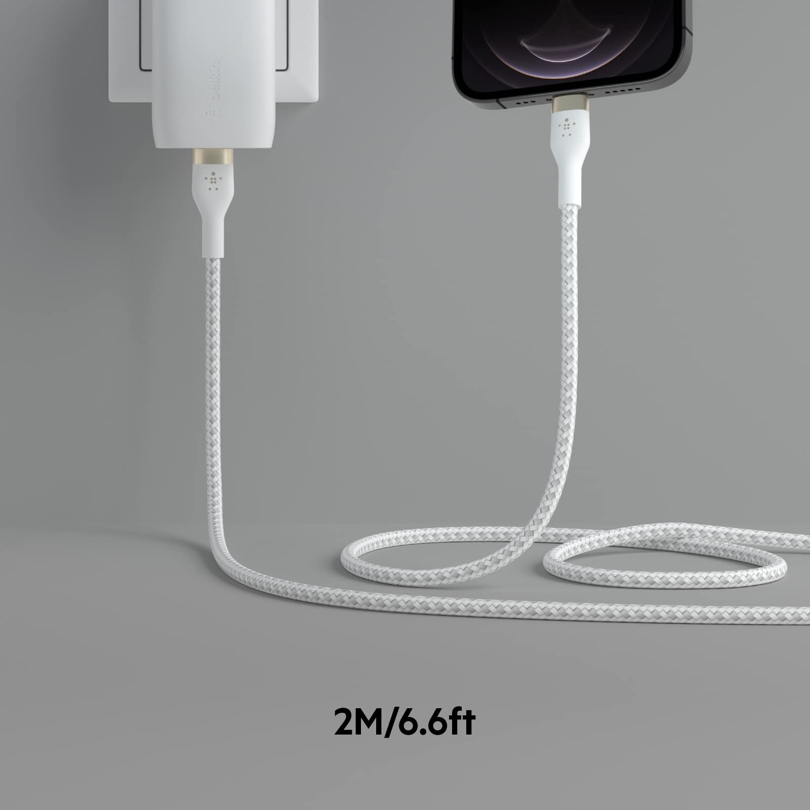 Foto 7 pulgar | Cable Belkin Boostcharge Pro Flex Trenzado Usb-c A Lightning - Venta Internacional.