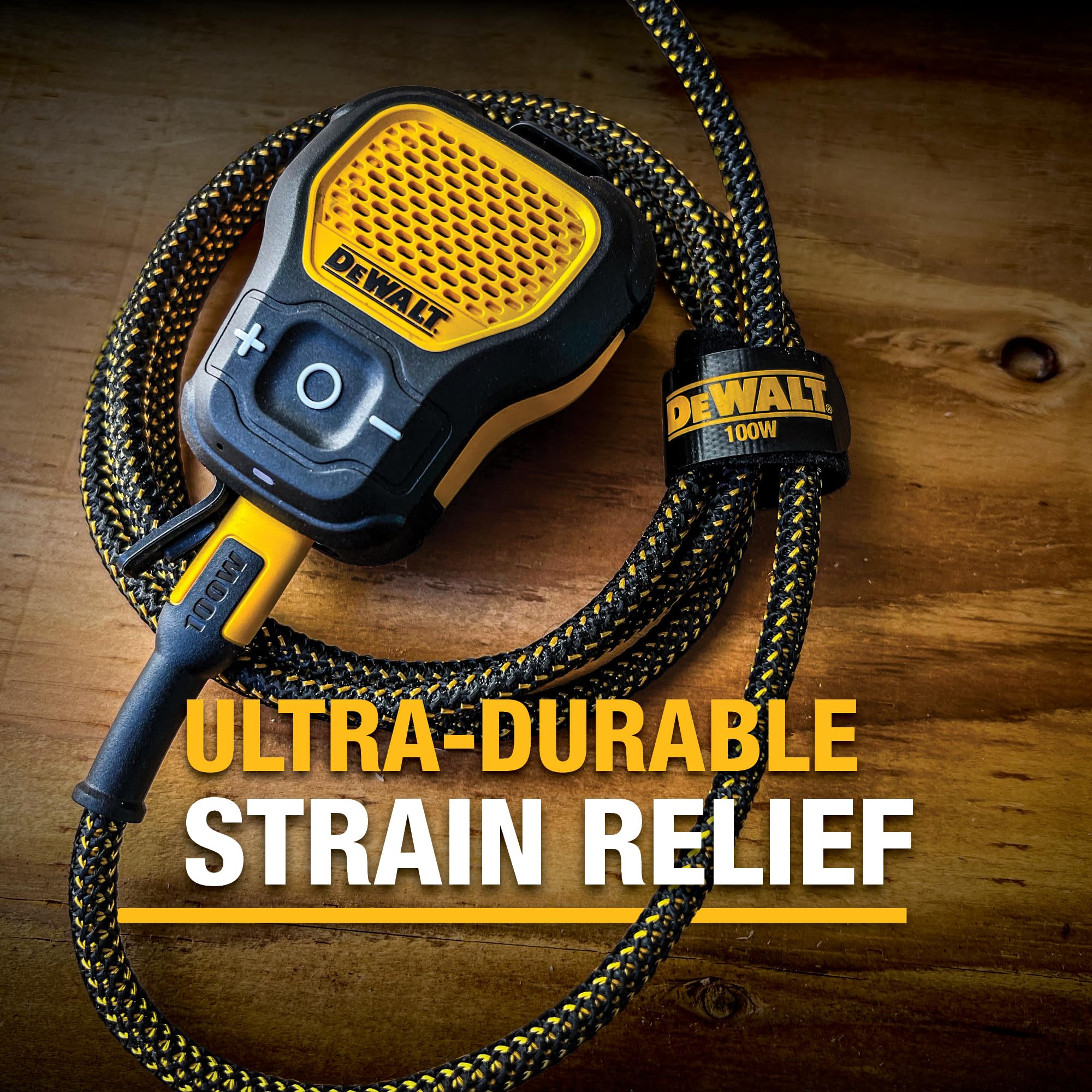 Foto 7 pulgar | Cable De Carga Dewalt Usb C A Usb C De 1 M Para Iphone Macbook De 100 W - Venta Internacional.