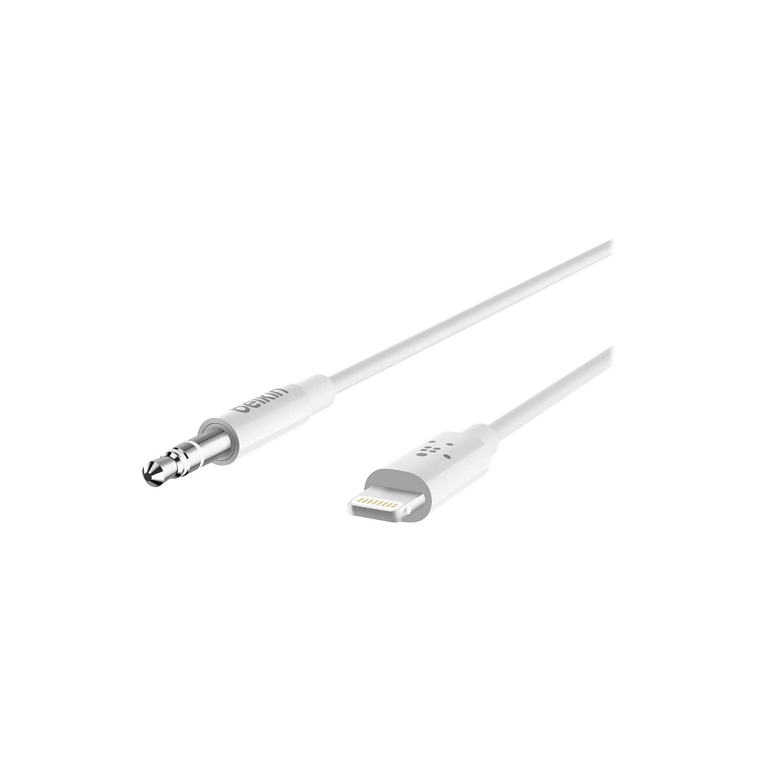 Foto 3 pulgar | Cable De Audio Belkin Av10172bt06-wht De 3,5 Mm A Lightning De 1,8 M - Venta Internacional.