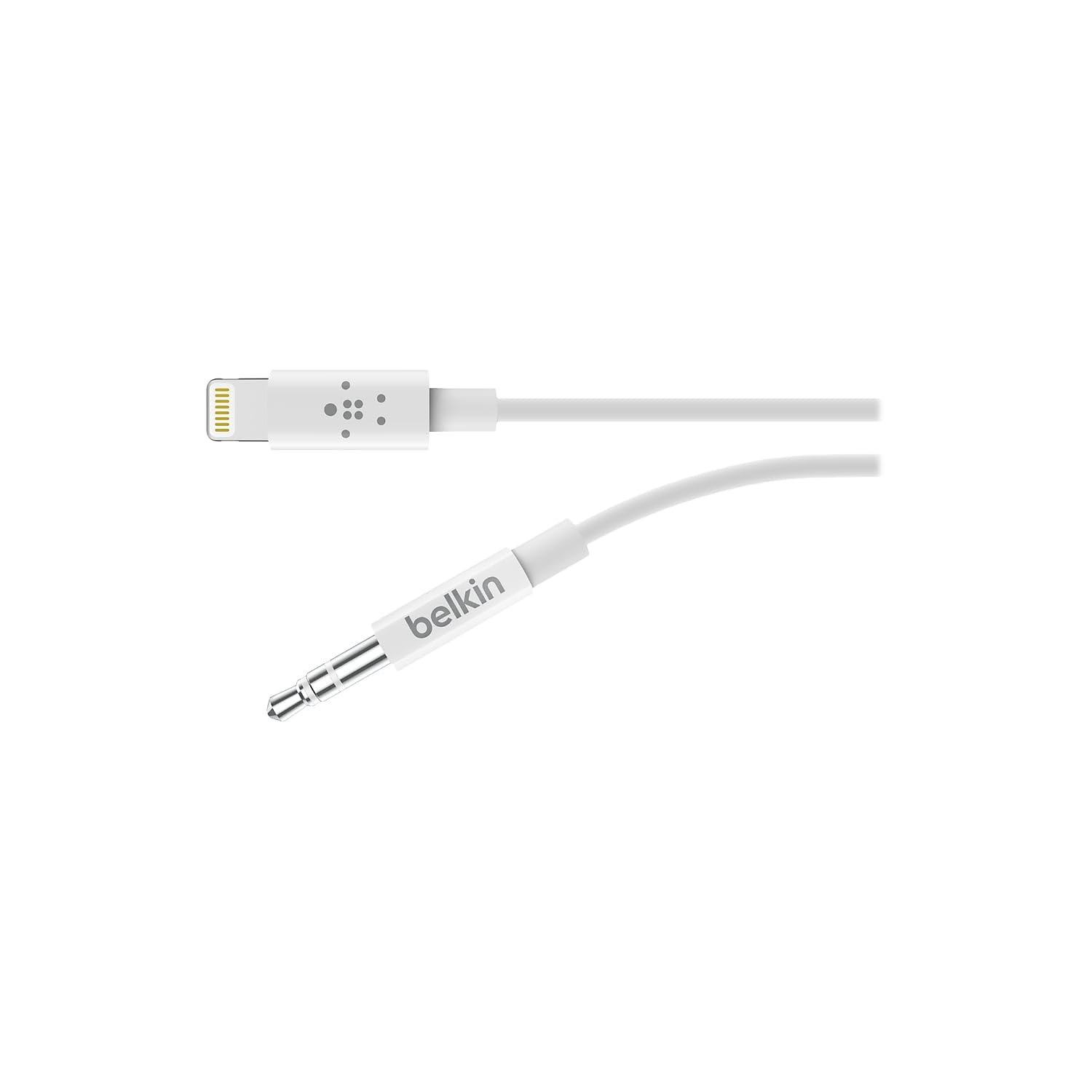 Foto 4 pulgar | Cable De Audio Belkin Av10172bt06-wht De 3,5 Mm A Lightning De 1,8 M - Venta Internacional.