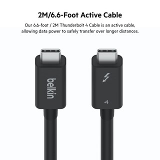 Foto 7 | Cable Thunderbolt 4 Usb-c A Usb-c De Belkin De 2 M Con Alimentación De 100 W - Venta Internacional.