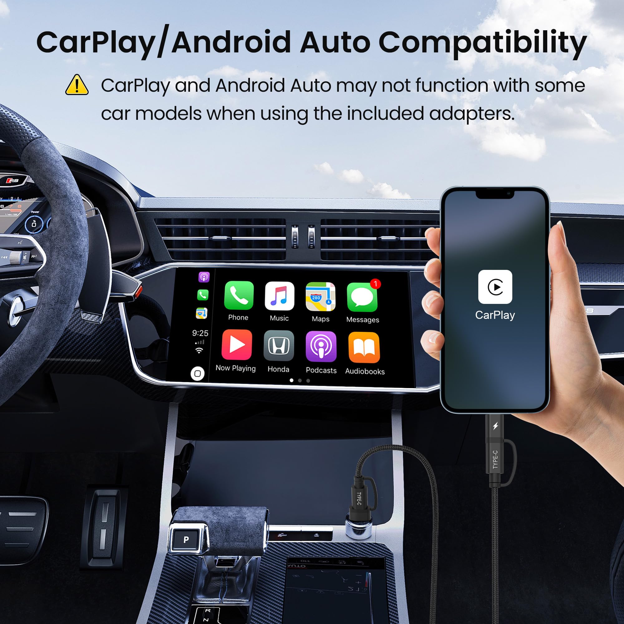 Foto 3 pulgar | Cable De Carga Basesailor 4 En 1 Usb C A Usb C 60 W 1 M - Venta Internacional.