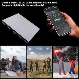Foto 5 | Cable De Alimentación Weishan Cable De Alimentación Usb C A Dc Para Starlink Mini - Venta Internacional.