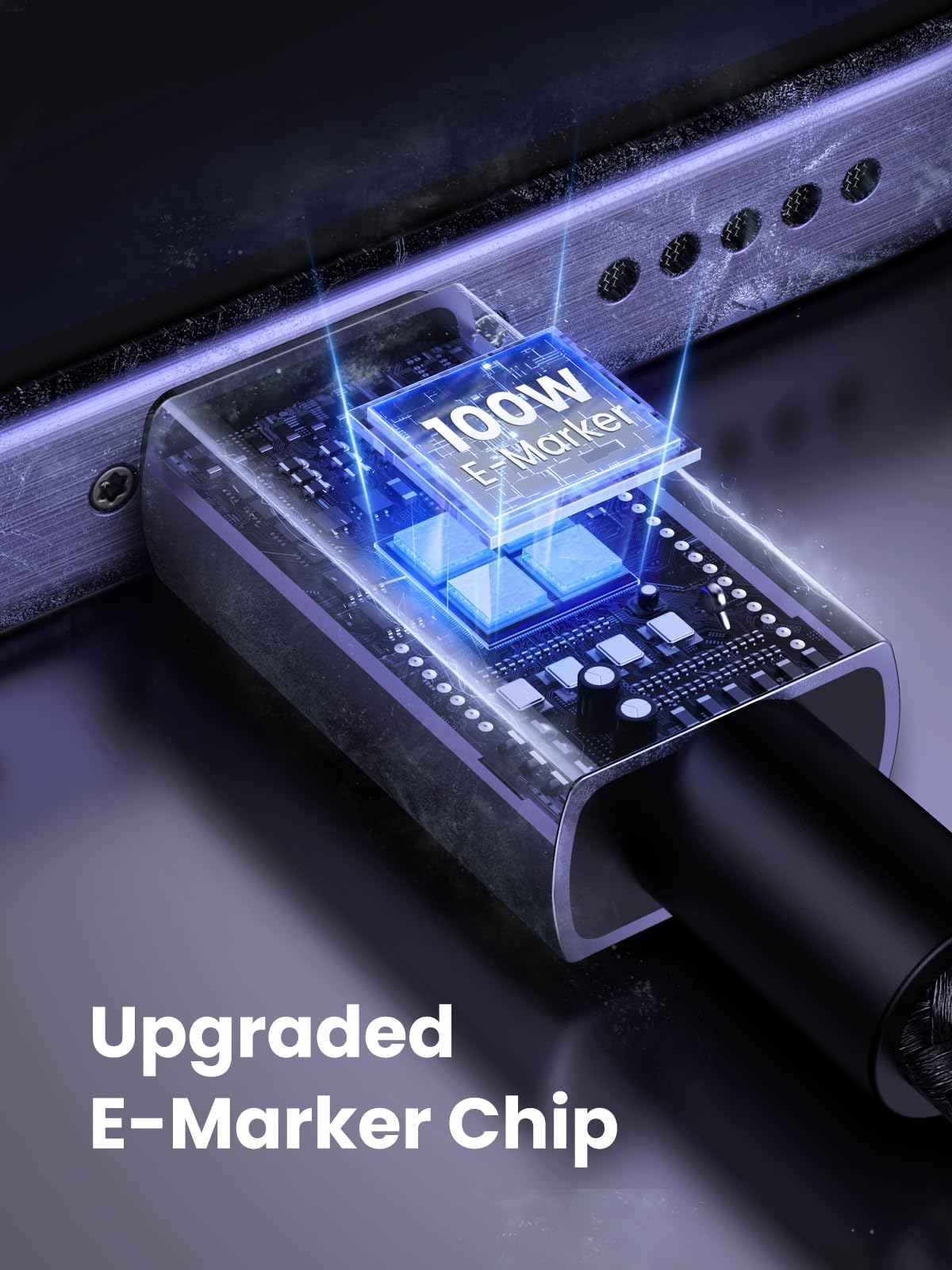 Foto 7 pulgar | Cable Ugreen Usb C a Usb C 100 W Carga Rápida 3 M - Venta Internacional