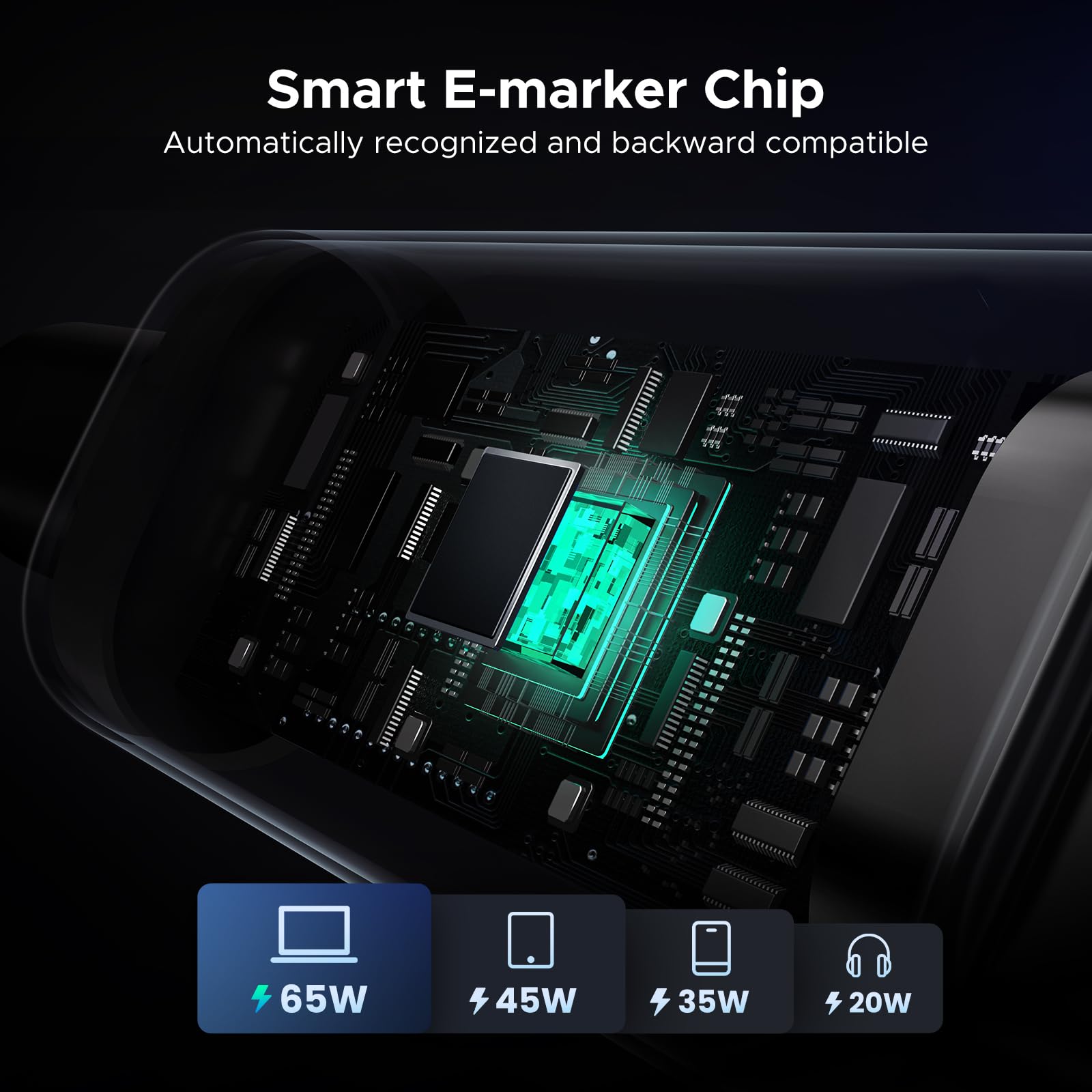 Foto 7 pulgar | Cable Usb C A Usb C Ugreen Uno De 100 W Carga Rápida 1 M Negro - Venta Internacional