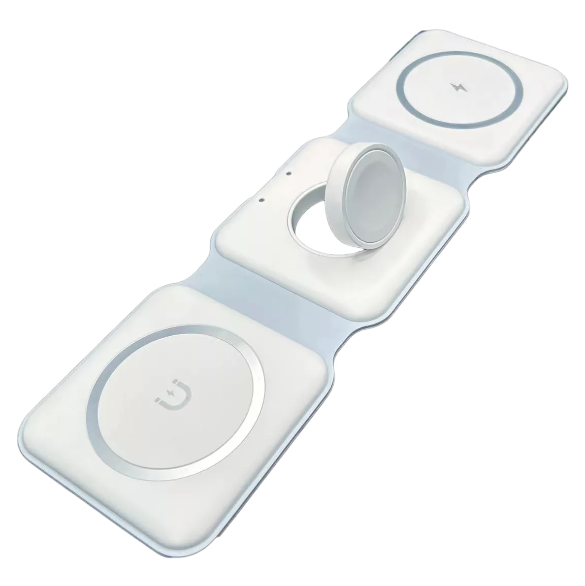 Cargador Inalámbrico 3 En 1 Carga Rápida Para Iphone Samsung $779