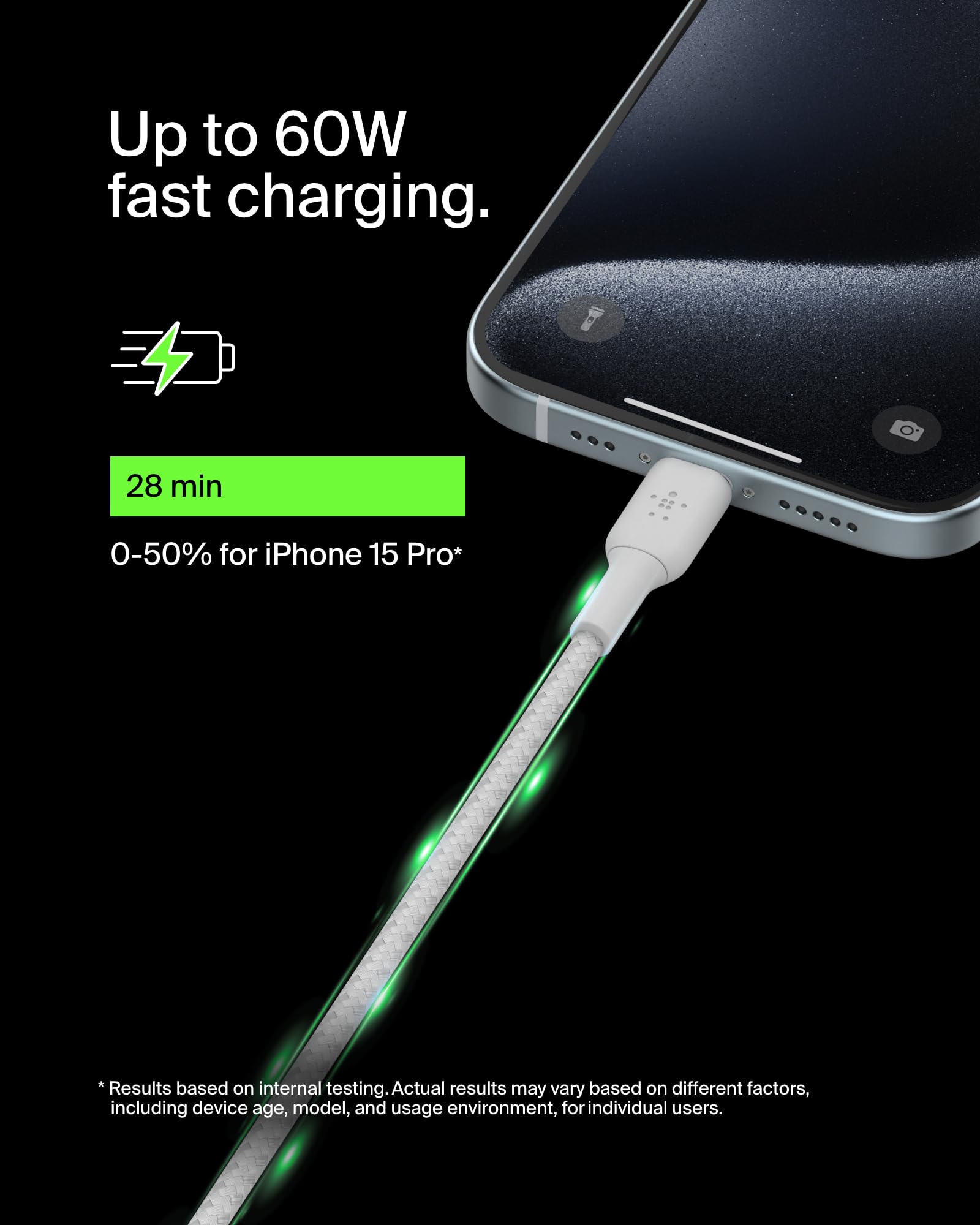 Foto 3 pulgar | Cable Usb-c A Usb-c Belkin Boostcharge De 1 M Para Iphone 16 - Venta Internacional.