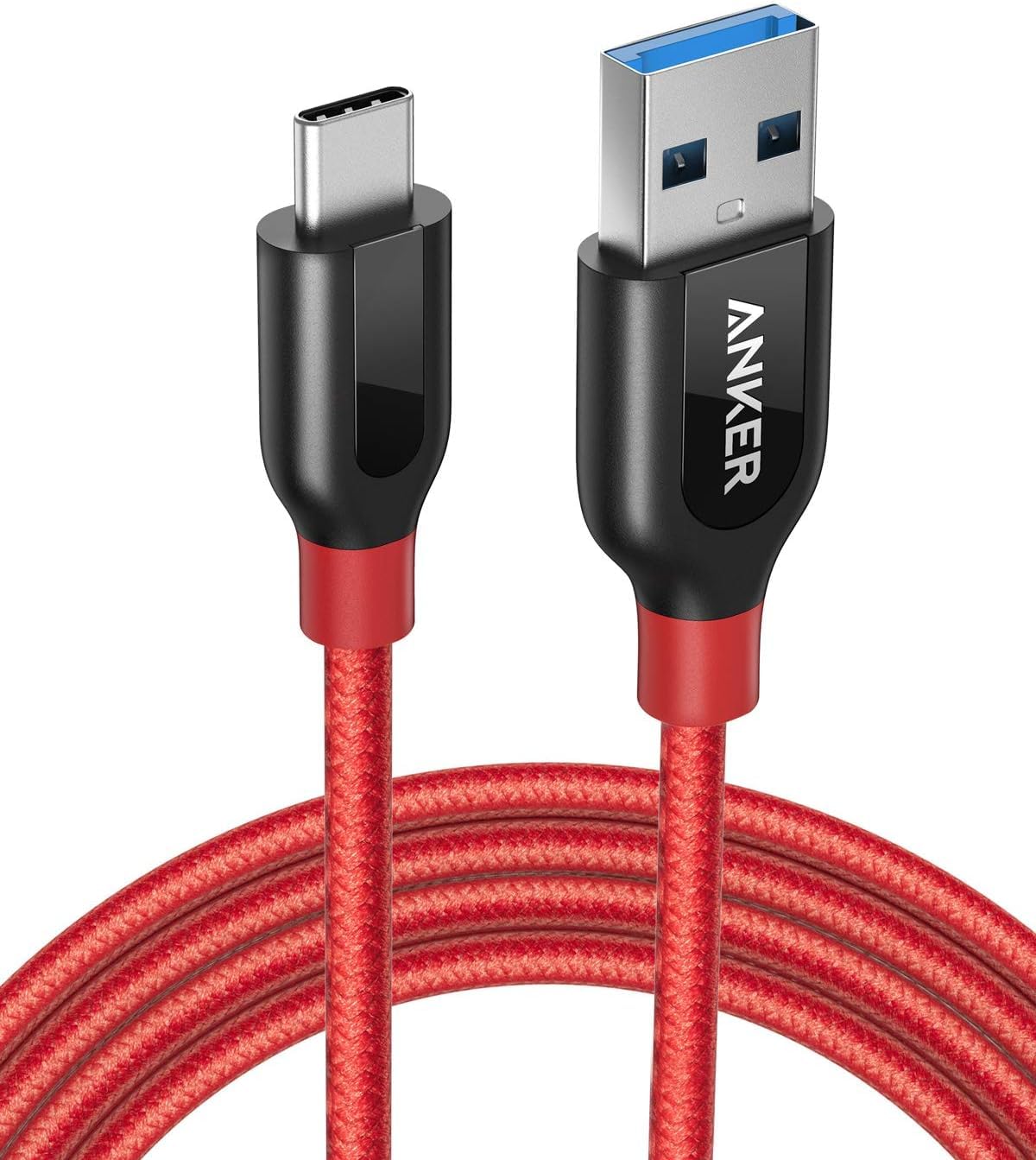 Foto 2 pulgar | Cable Usb-c Anker Powerline+ De 6 Pies Rojo Para Samsung Galaxy S10 - Venta Internacional.